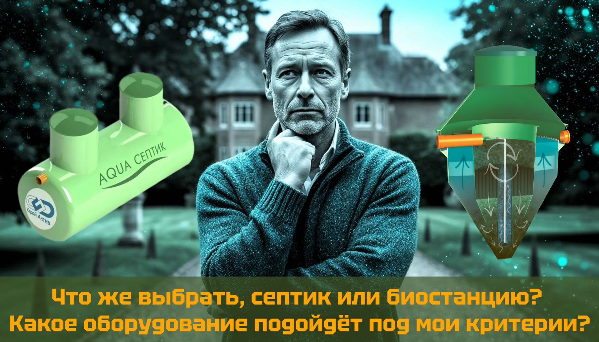 Что выбрать, станцию биологической очистки или септик?